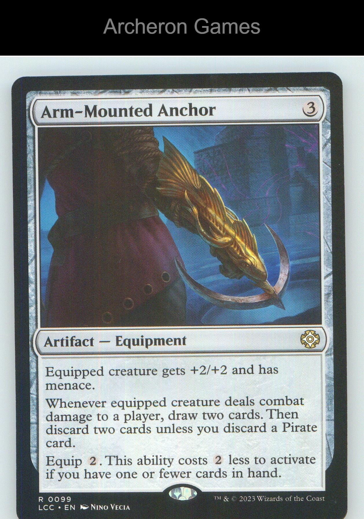 Arm-Mounted Anchor LCC 99 R MTG Card NM/EX+