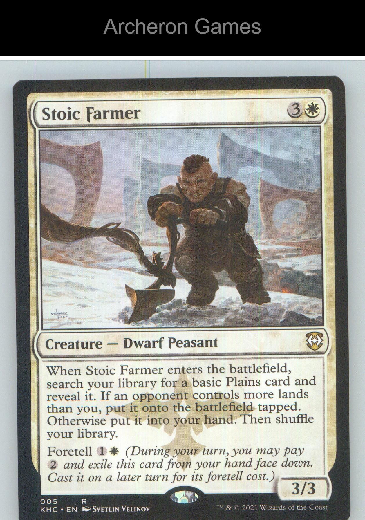 Stoic Farmer KHC 5 R MTG Card NM/EX+