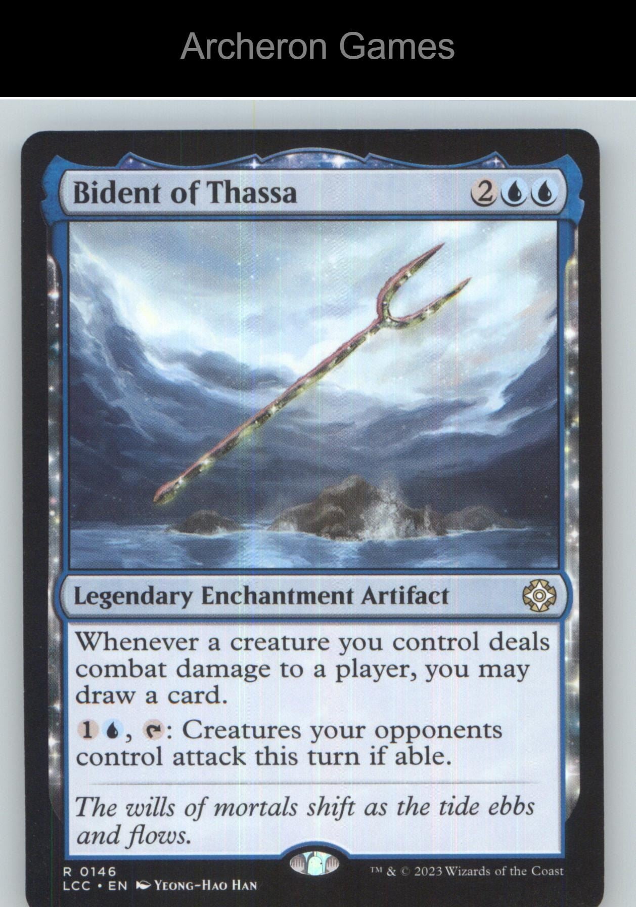 Bident of Thassa LCC 146 R MTG Card NM/EX+