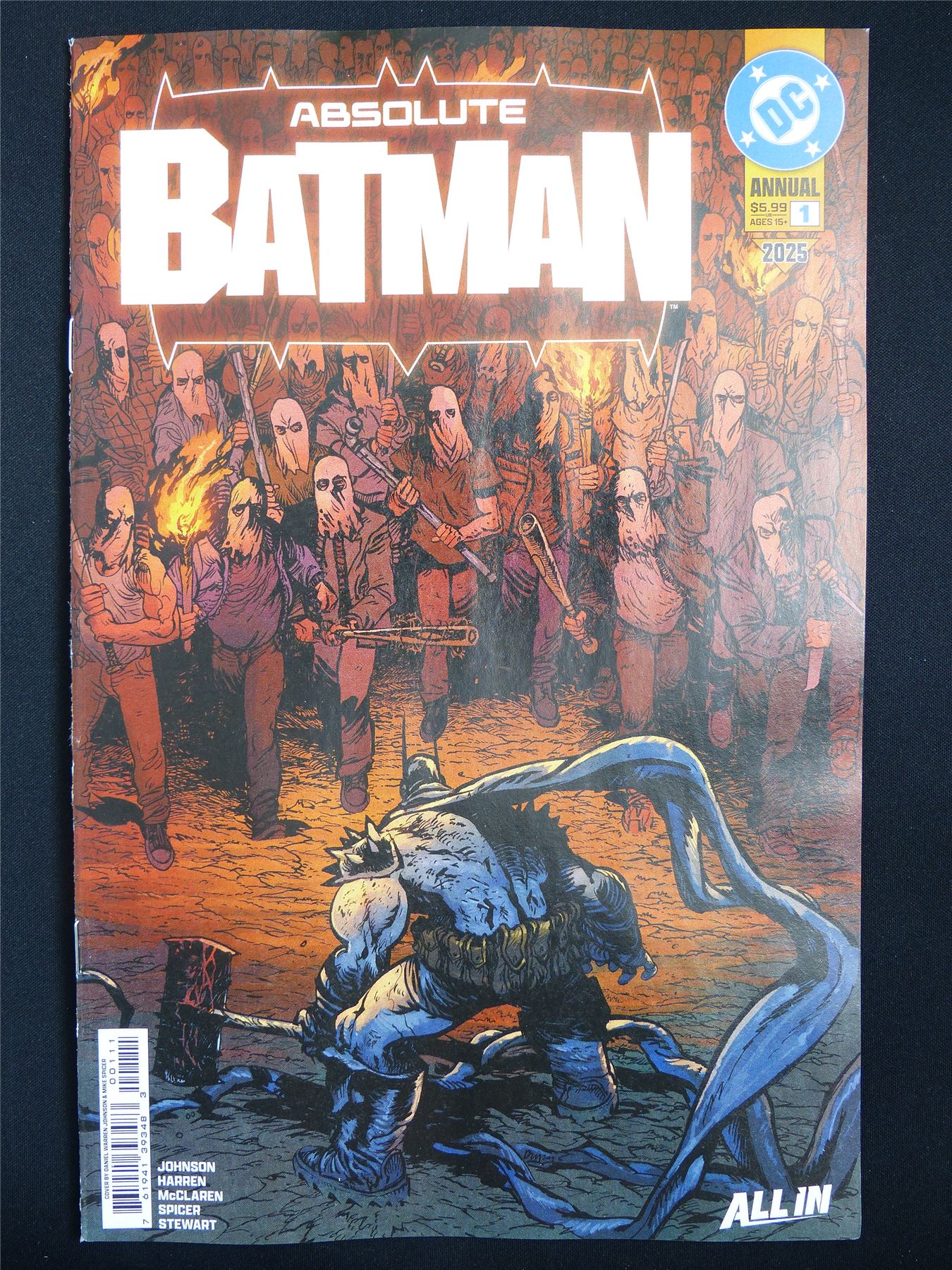 Absolute BATMAN Annual 2025 #1 - Dec 2025 DC Comic #5R6