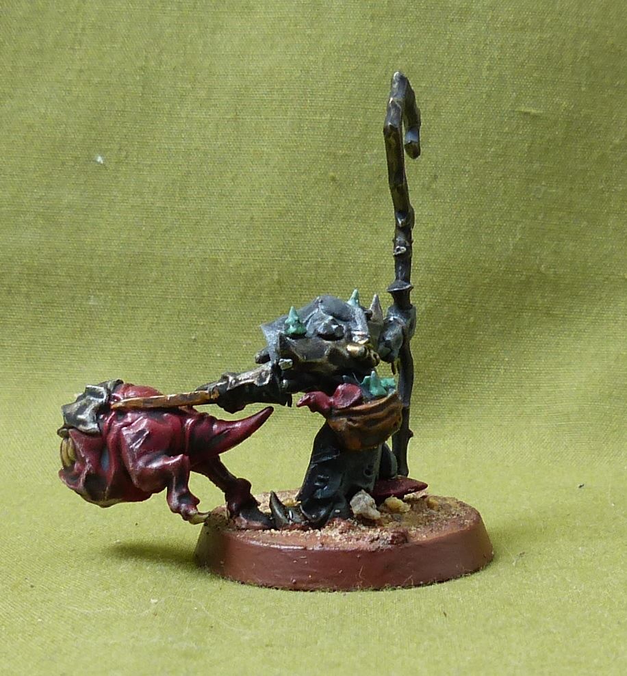 Squigboss with Gnasha-squig painted - Gloomspite Gitz - Warhammer AoS #2XD