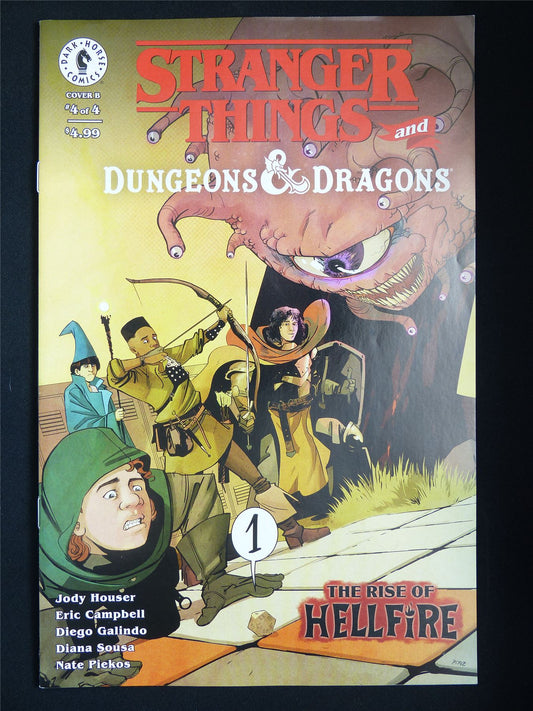 STRANGER Things and Dungeons and Dragons: The Rise of Hellfire #4 - Dark Horse Comic #1SZ