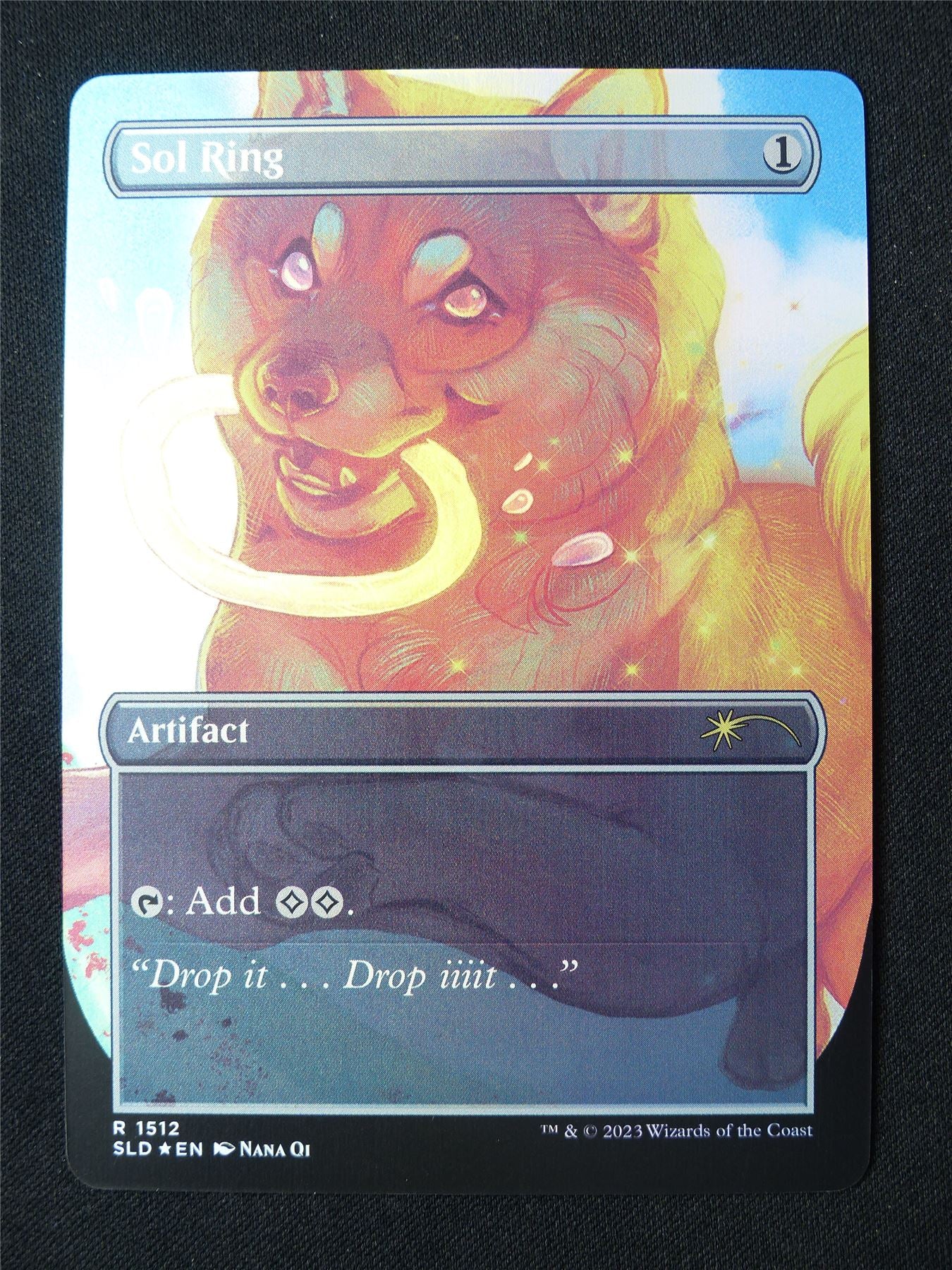 Sol Ring Cat Dog Foil - SLD - Mtg Card #K0