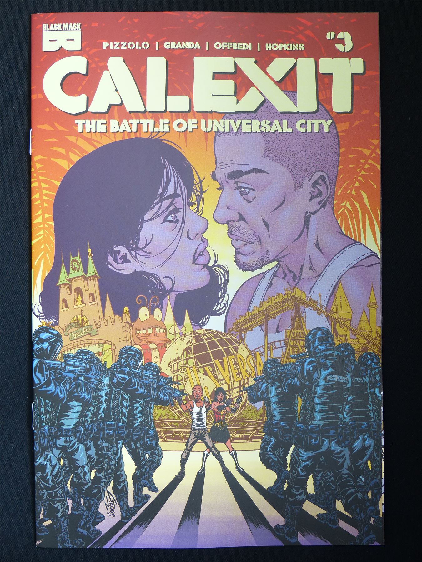 CALEXIT The Battle of Universal City #3 - Nov 2025 Black Mask Comic #5UI