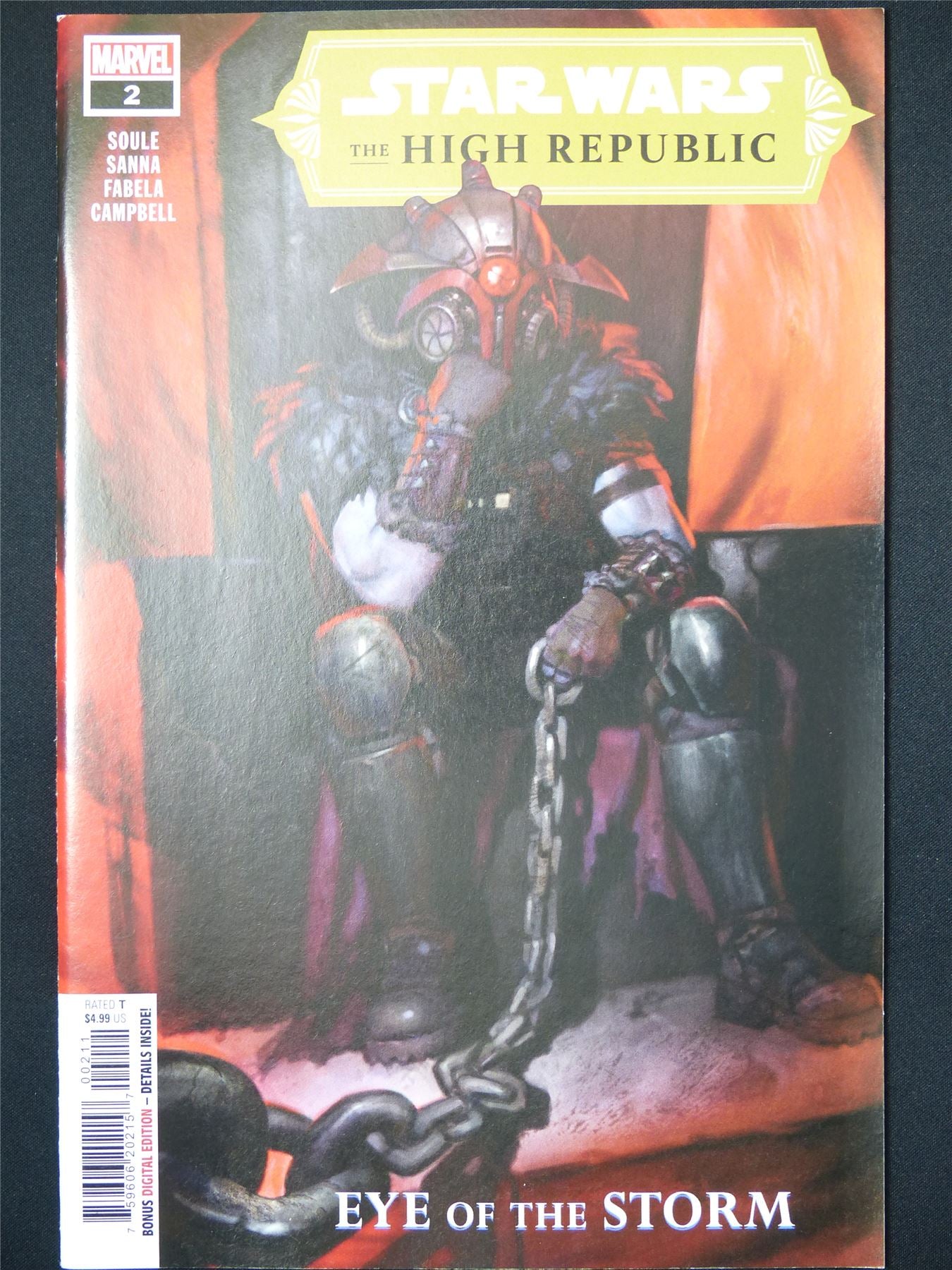 STAR Wars: The High Republic #2 - B&B Marvel Comic #7IQ