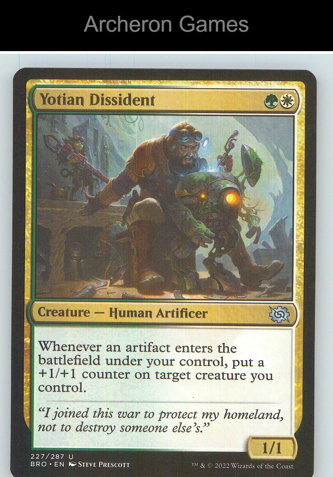Yotian Dissident BRO 227 UC MTG Card NM/EX+