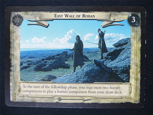 East Wall of Rohan 15 S 190 - LotR Card #17A