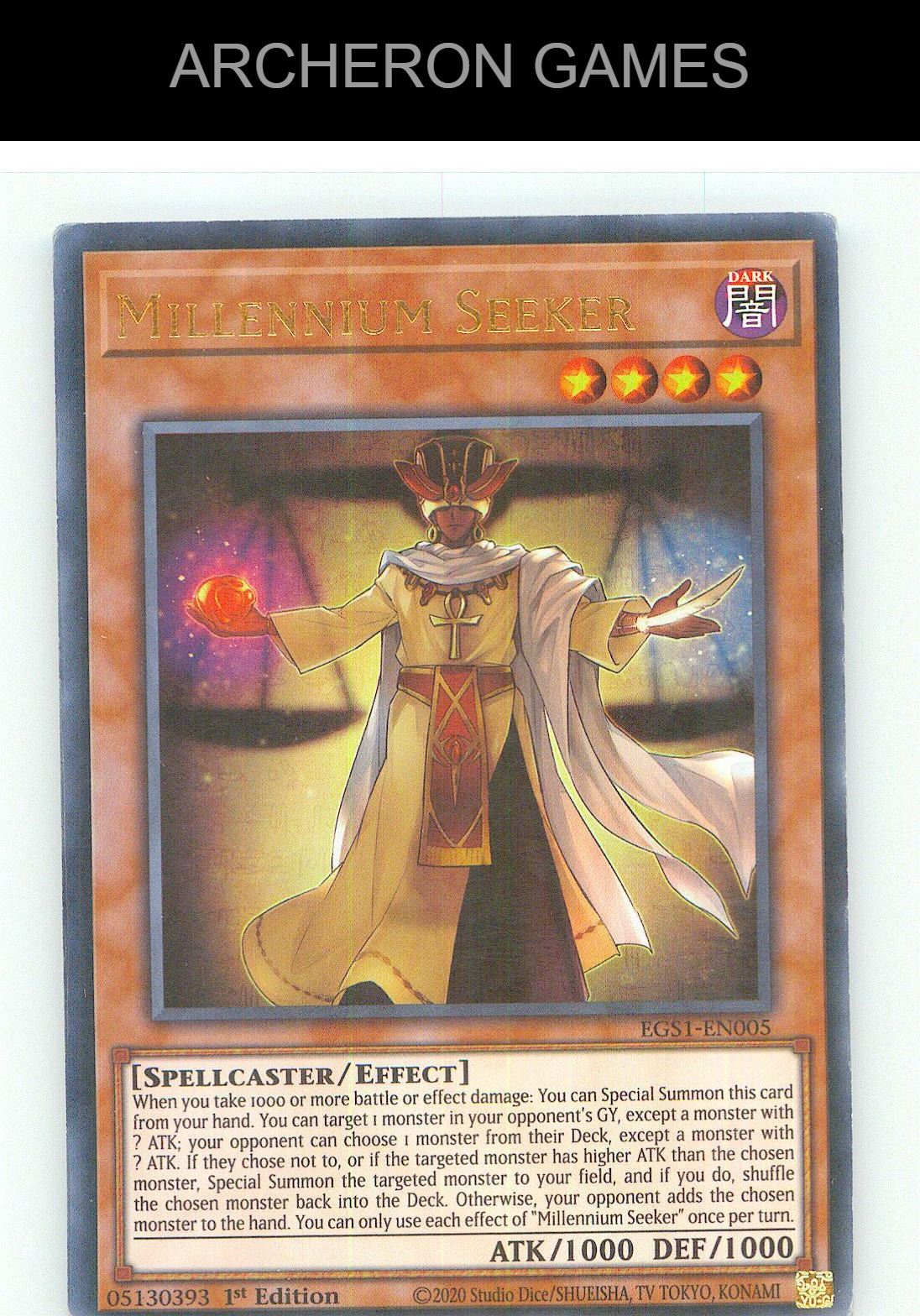 Millennium Seeker Ultra Rare YUGIOH Card Unlimited
