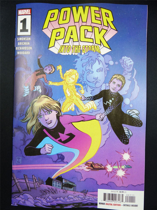 POWER Pack: into the Storm #1 - Mar 2024 Marvel Comic #28Q