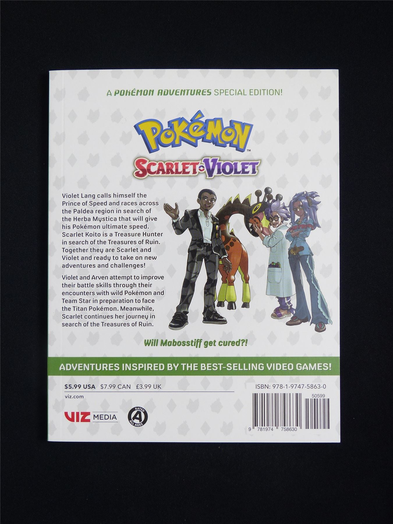 Pokemon Scarlet & Violet volume 3 - Viz Manga #6F4