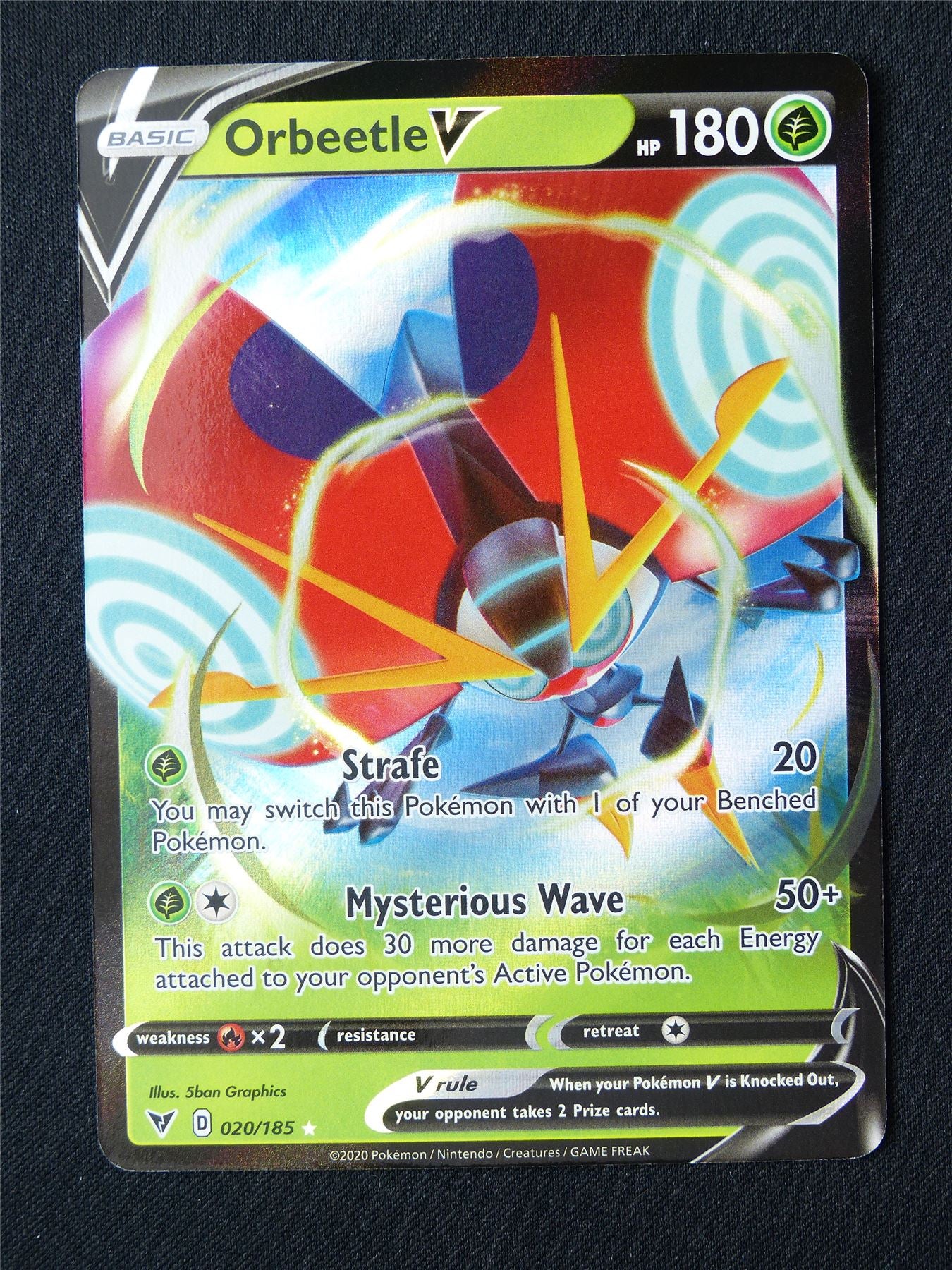 Orbeetle V SWSH078 Promo Holo - Pokemon Card #6YP