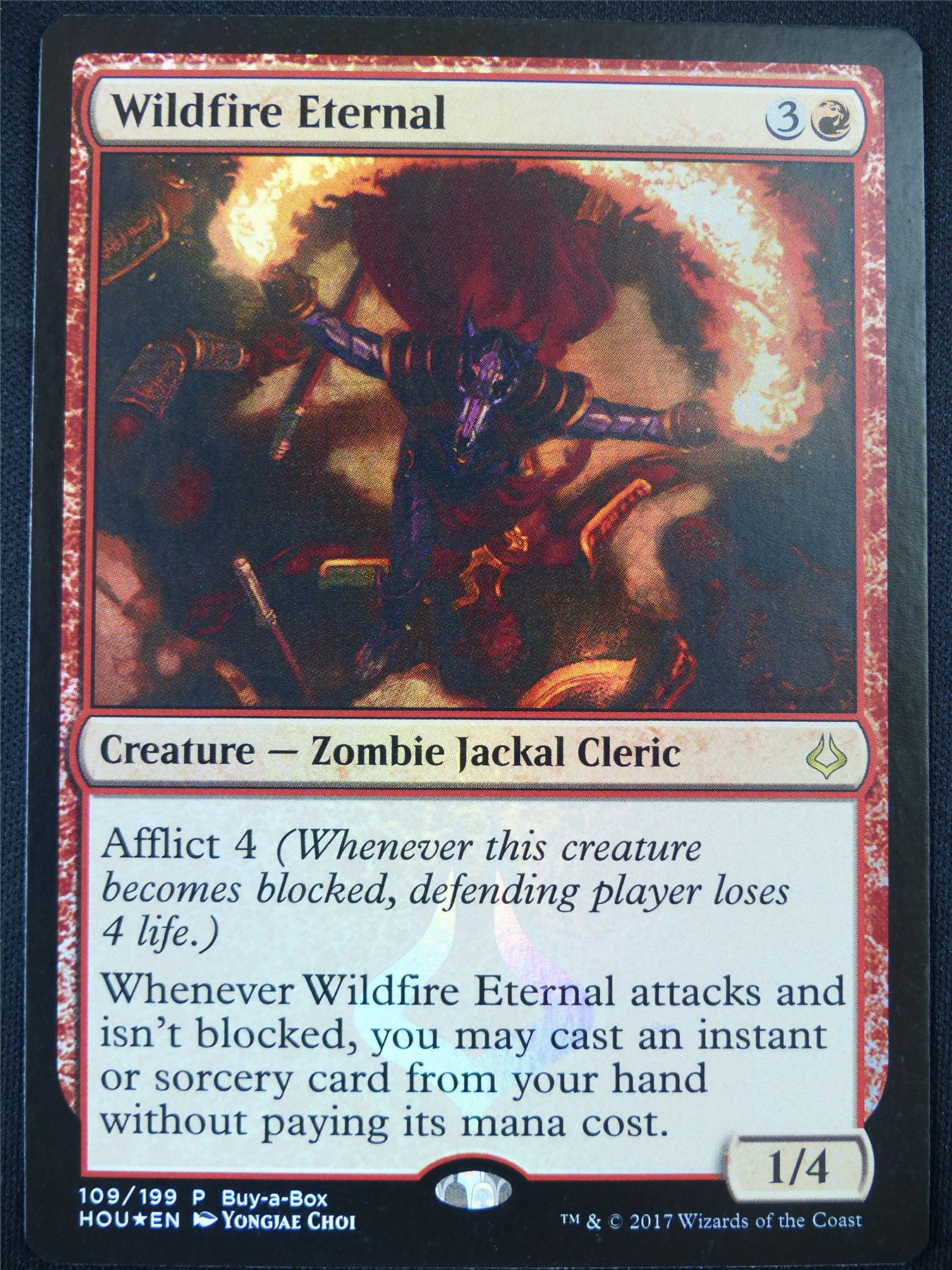 Wildfire Eternal Promo Foil - HOU - Mtg Card #57G