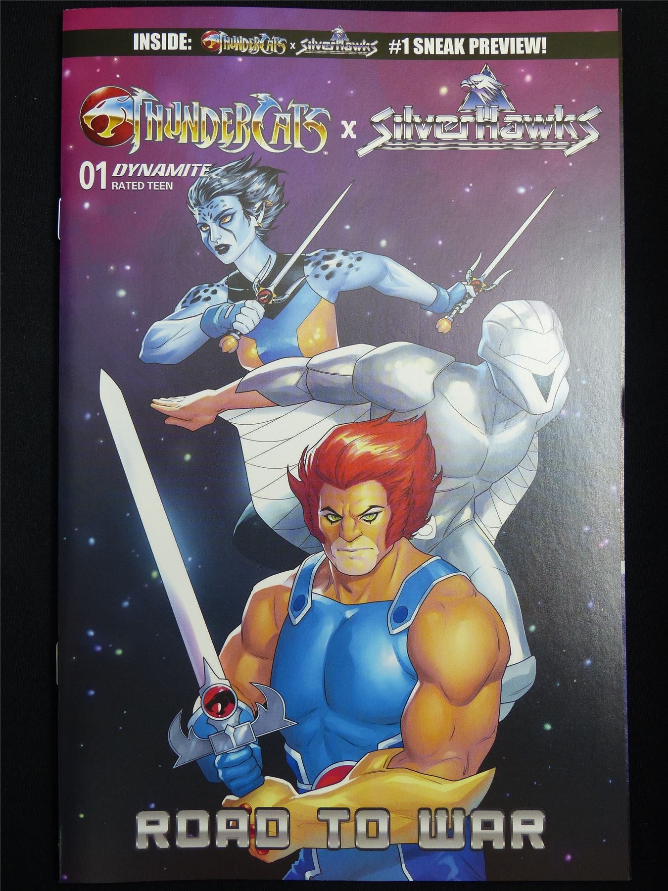 THUNDERCATS x Silverhawks: Road to War #1 Cvr B - Mar 2026 Dynamite Comic #3XP