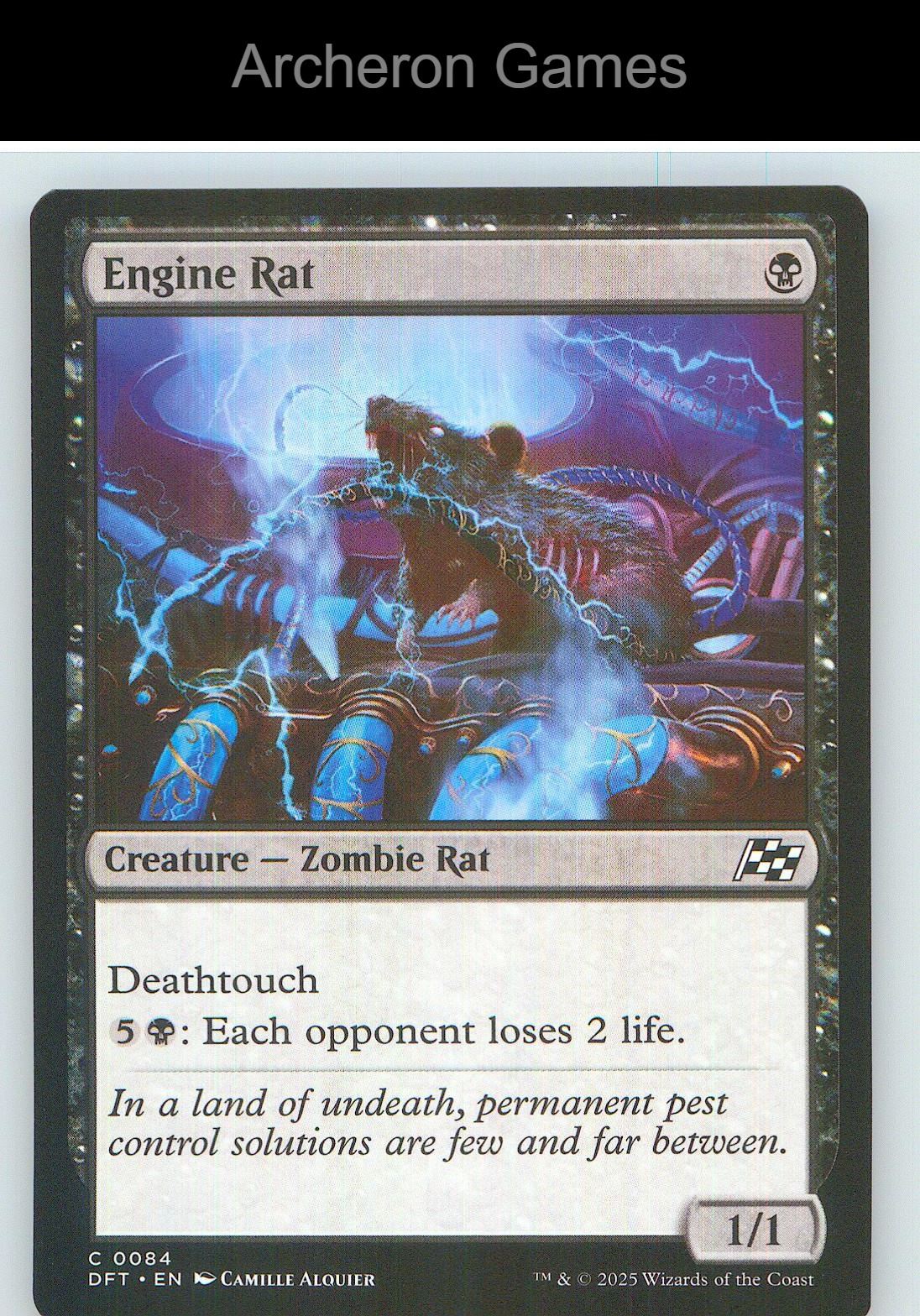 Engine Rat DFT 84 C MTG Card NM/EX+
