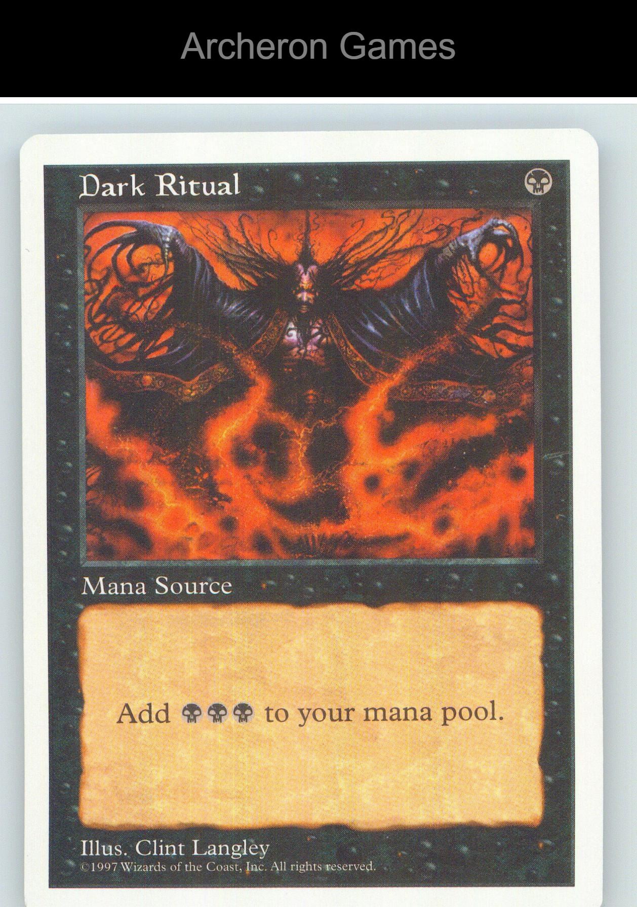 Dark Ritual 5ED C MTG Card NM/EX+