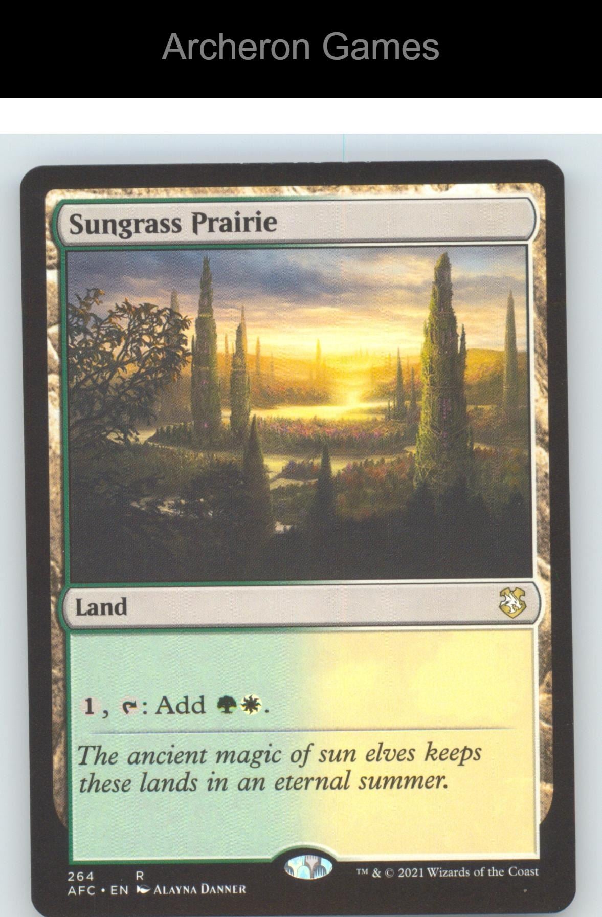 Sungrass Prairie AFC 264 R MTG Card NM/EX+