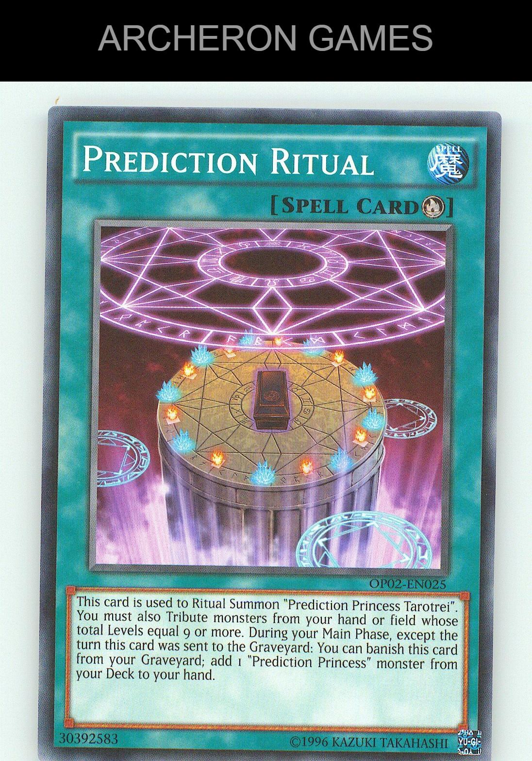 Prediction Ritual C YUGIOH Card Unlimited