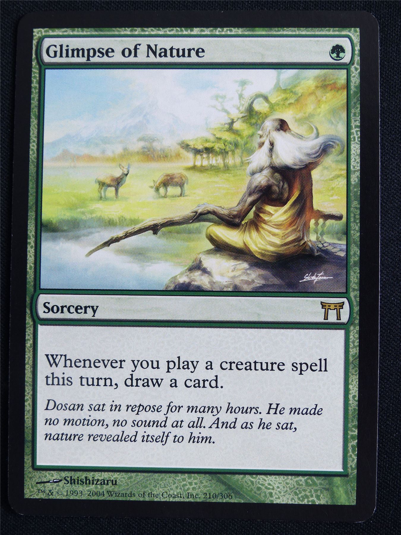 Glimpse of Nature - CHK - Mtg Card #3JB