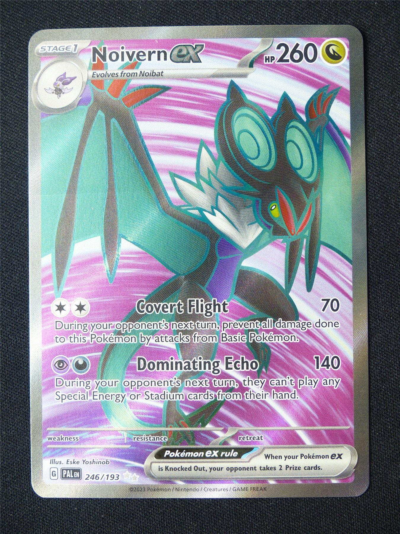 Noivern EX 246/193 Textured Holo - Pokemon Card #8ZV