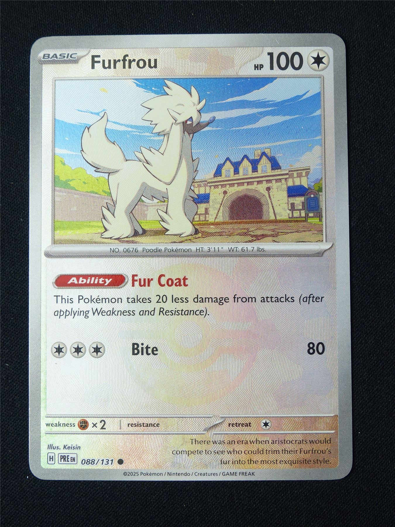 Furfrou 088/131 Poke Ball Holo - Pokemon Card #1YB