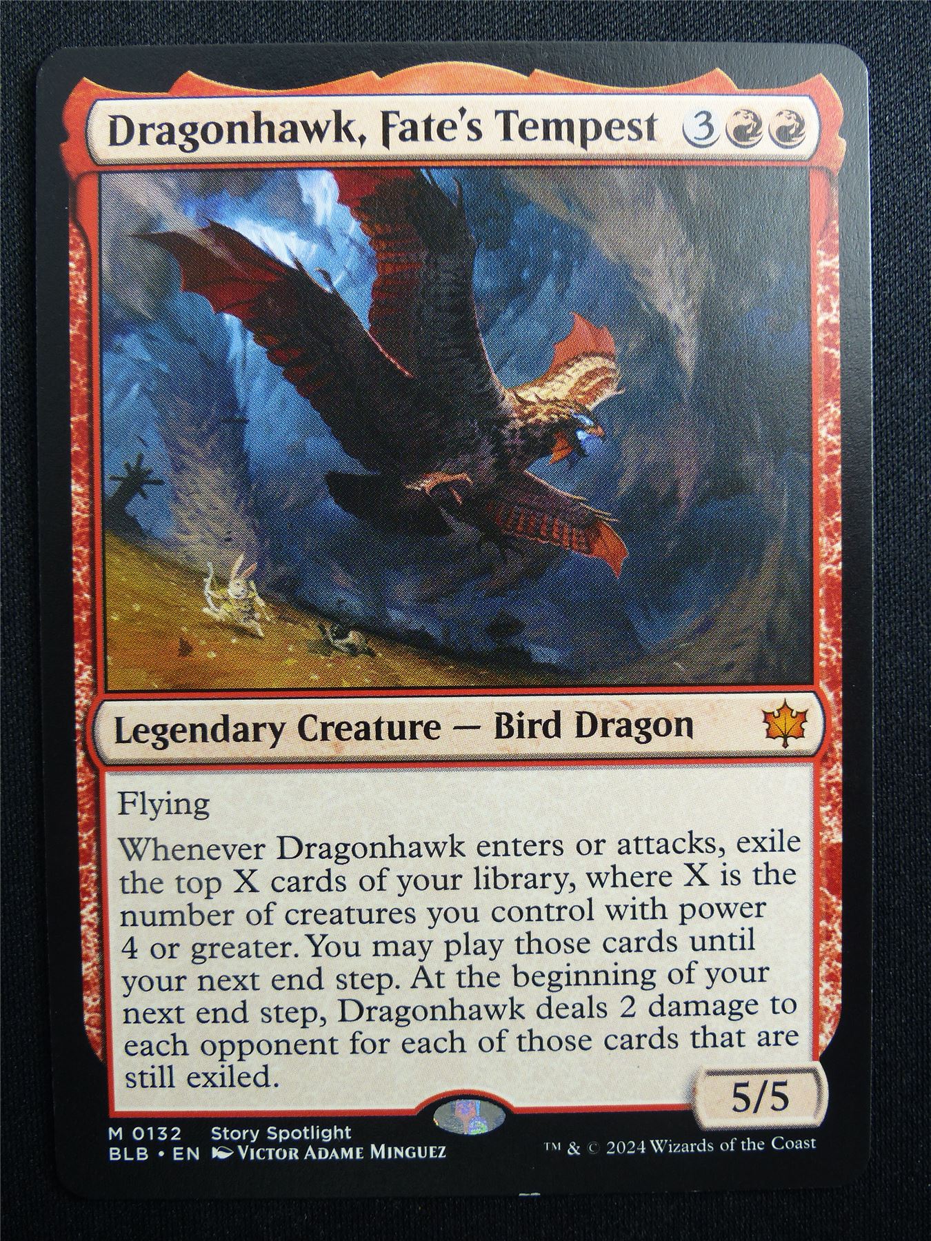 Draognhawk Fate's Tempest - BLB - Mtg Card #3G3