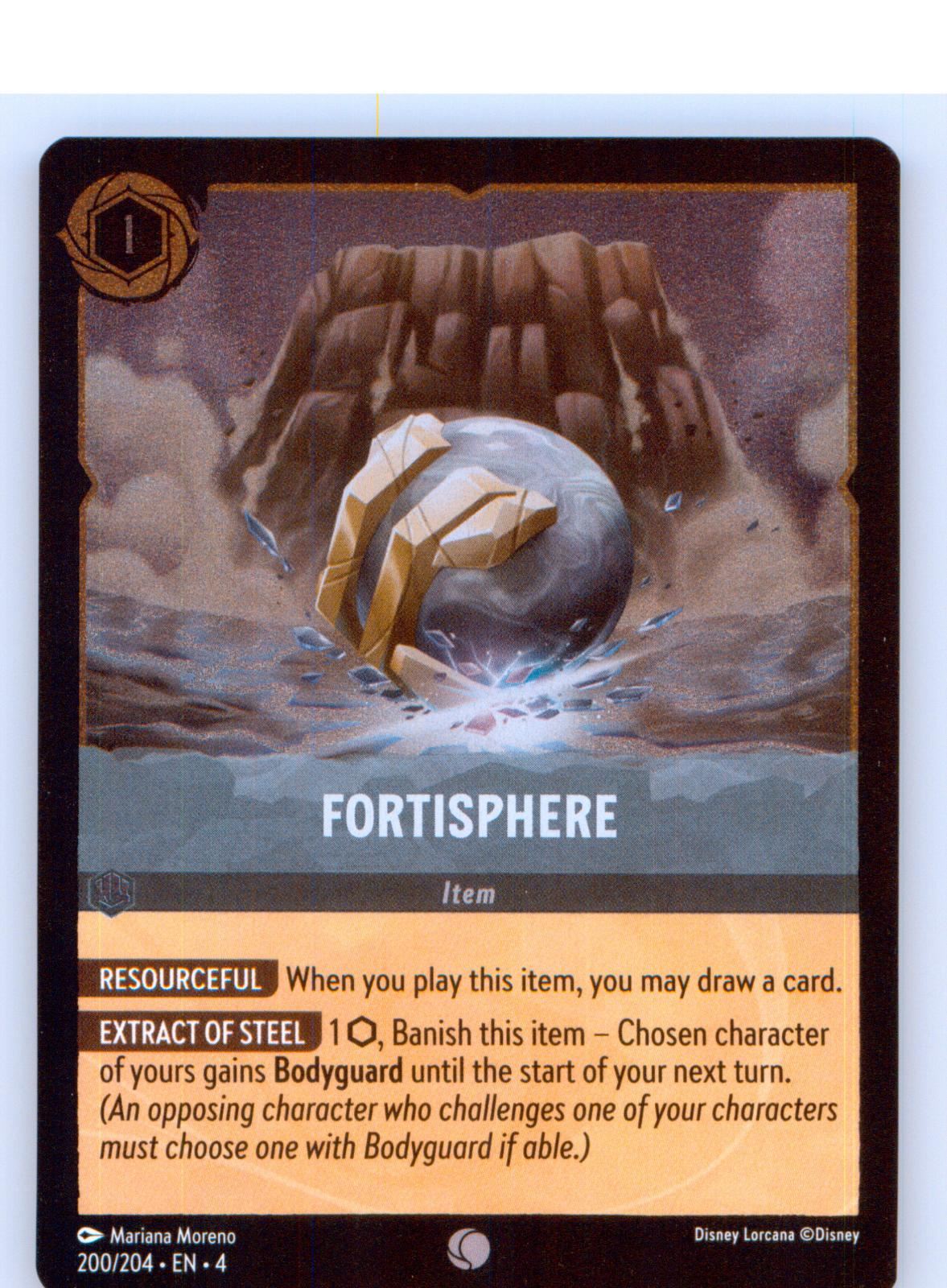 Fortisphere 200/204 Common Ursula's Return Lorcana Cold Foil Near Mint
