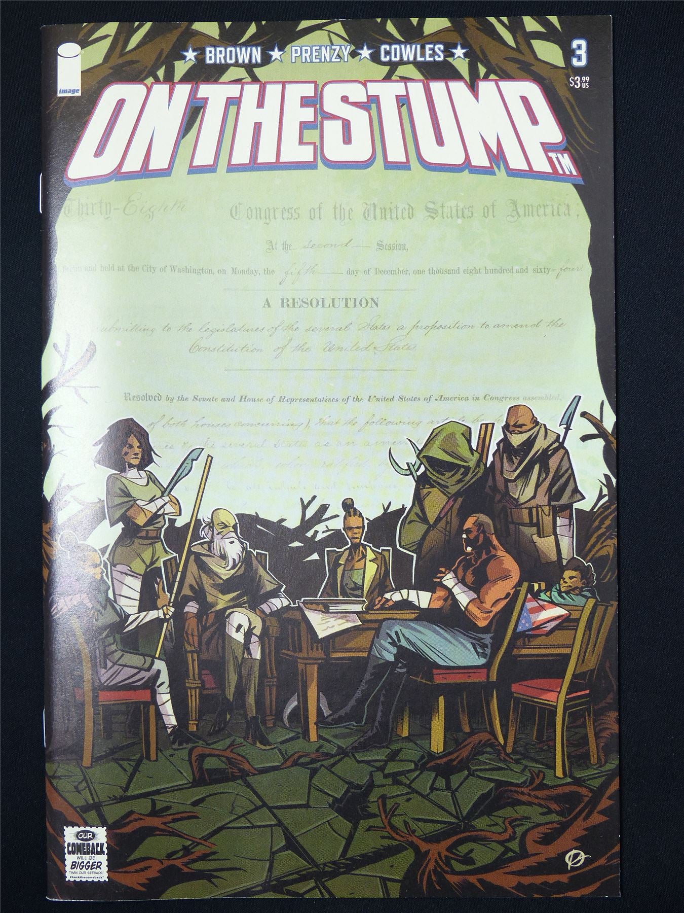 ON The Stump #3 - B&B Image Comic #8E2