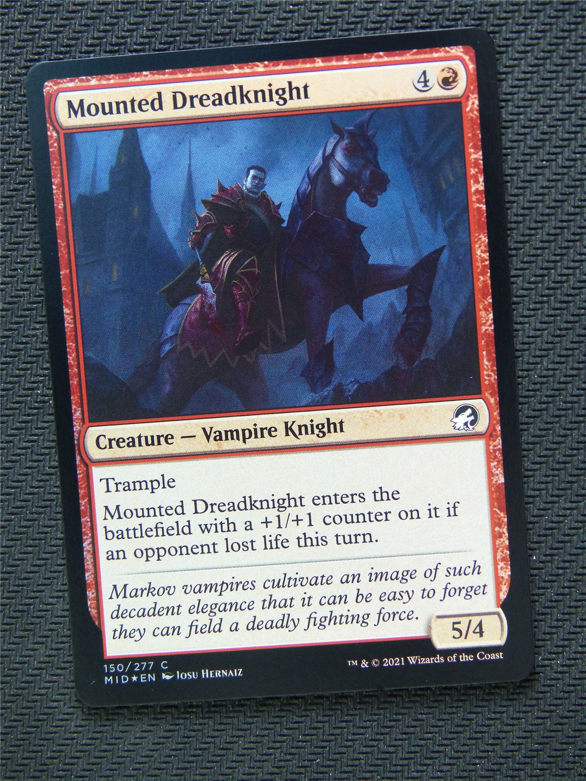 Mounted Dreadknight Foil - Innistrad - Mtg Card #3OW