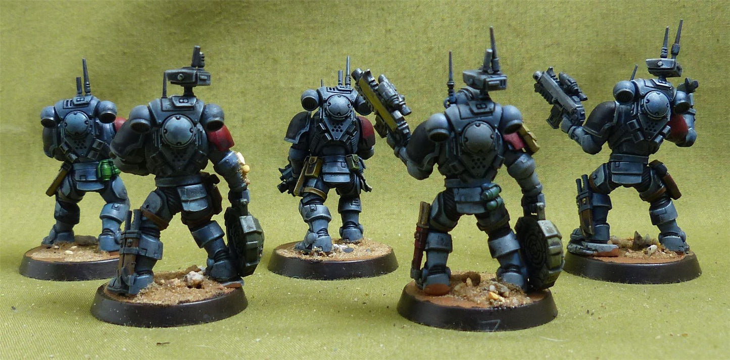 Intercessor Squad set of 5 painted - Space Wolves - Warhammer 40K #5C2