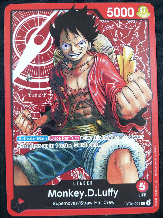 Monkey.D.Luffy ST01-001 L - One Piece Card #2LJ