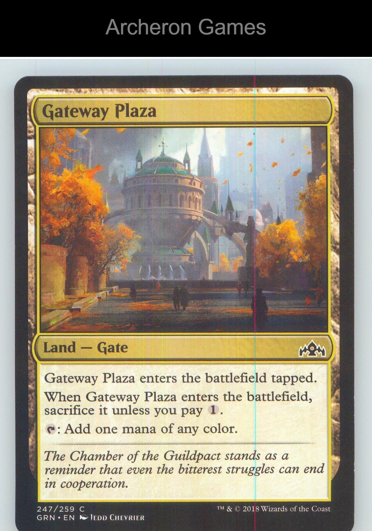 Gateway Plaza GRN 247 C MTG Card NM/EX+