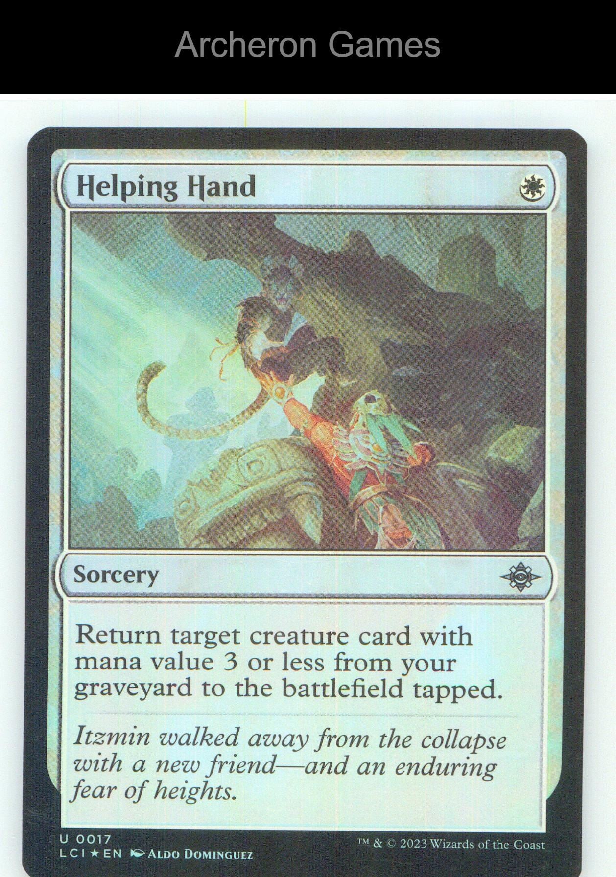 Helping Hand LCI 17 UC MTG Card NM/EX+ Foil