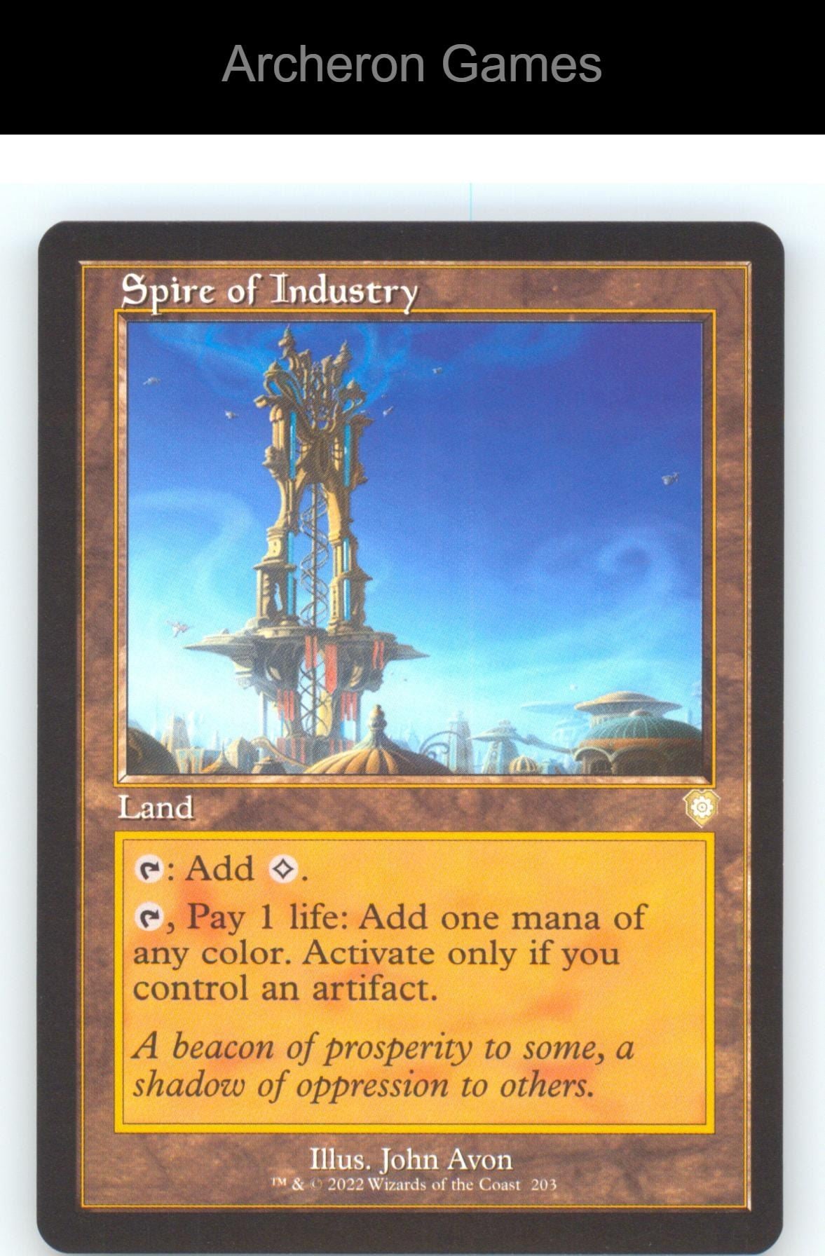 Spire of Industry (Retro Frame) BRC 203 R MTG Card NM/EX+