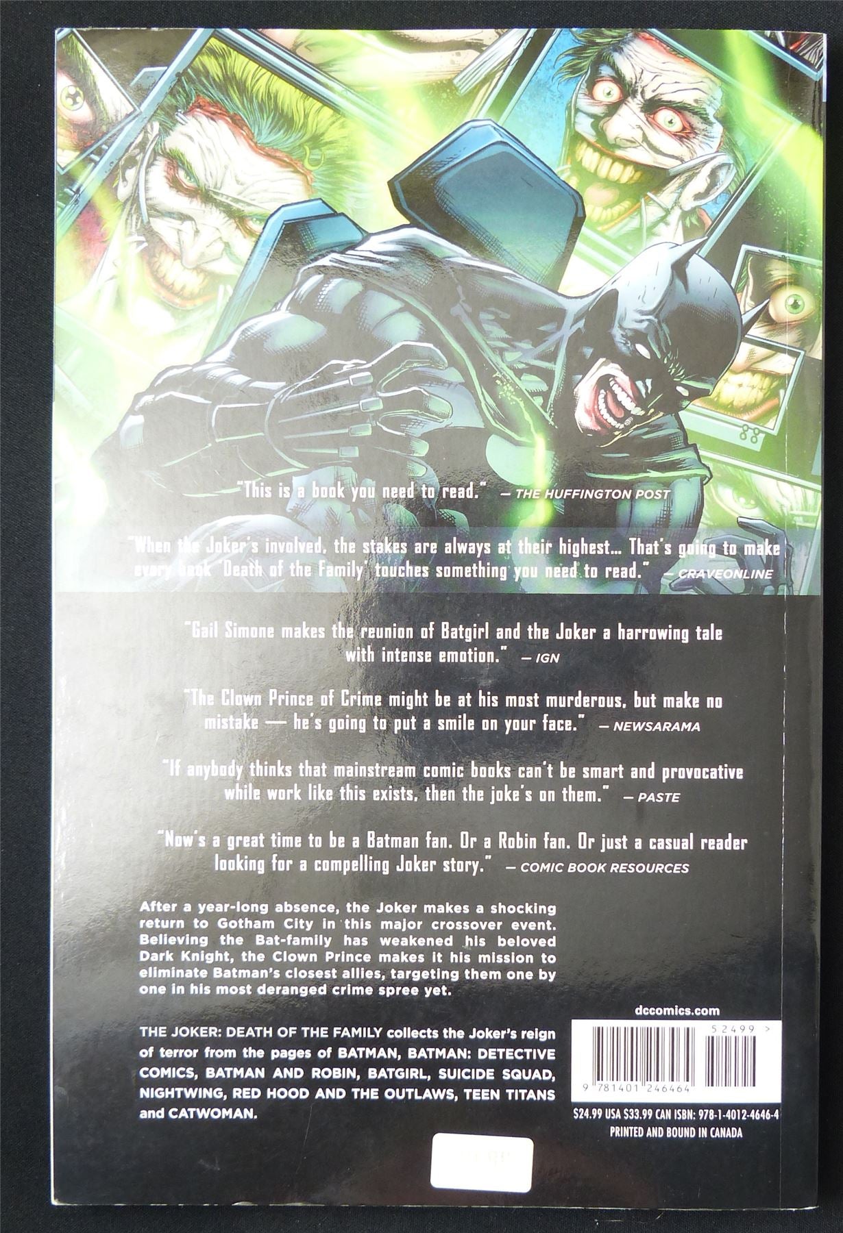 The Joker: Death of the Family - DC Graphic Softback #T7