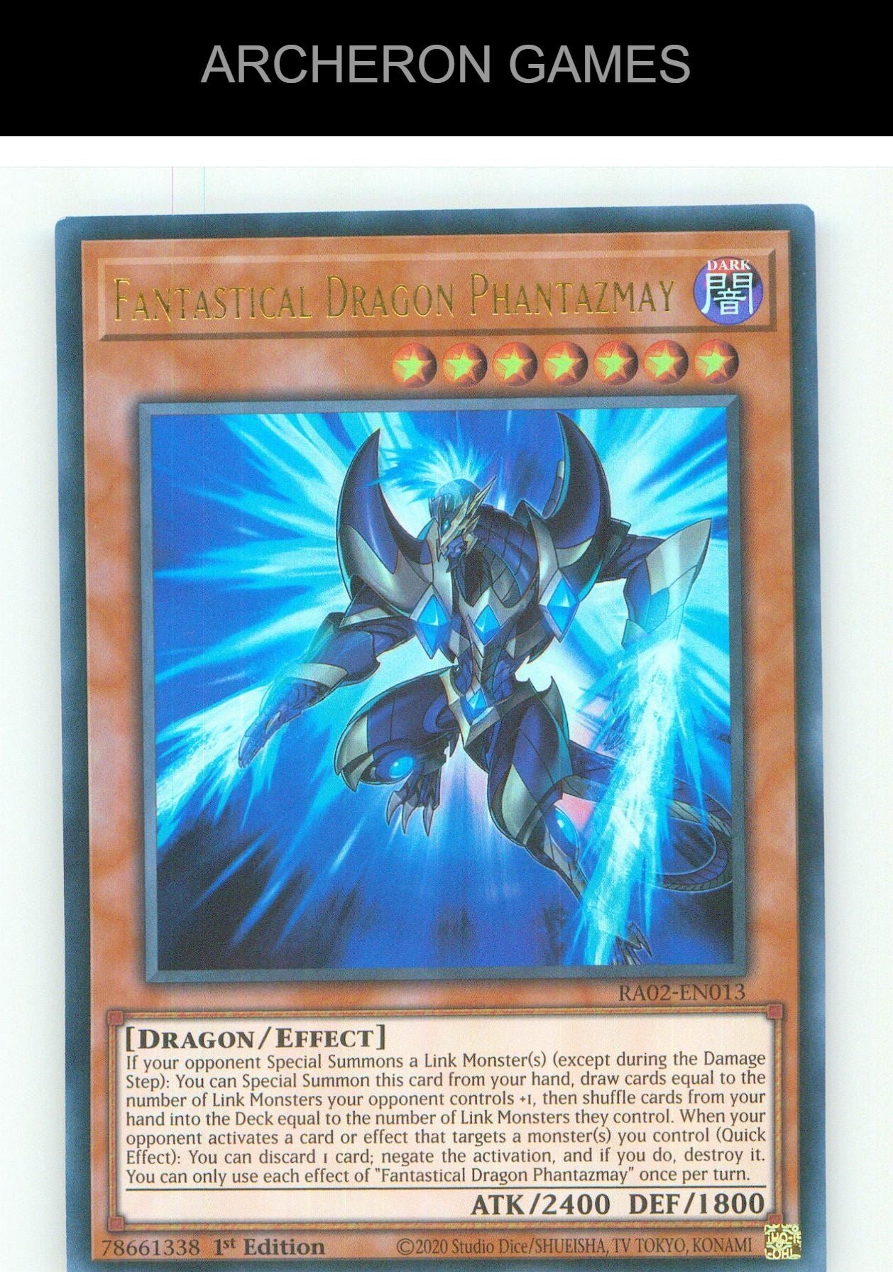 Fantastical Dragon Phantazmay (Alternate Art) (UR) UR YUGIOH Card 1st Edition