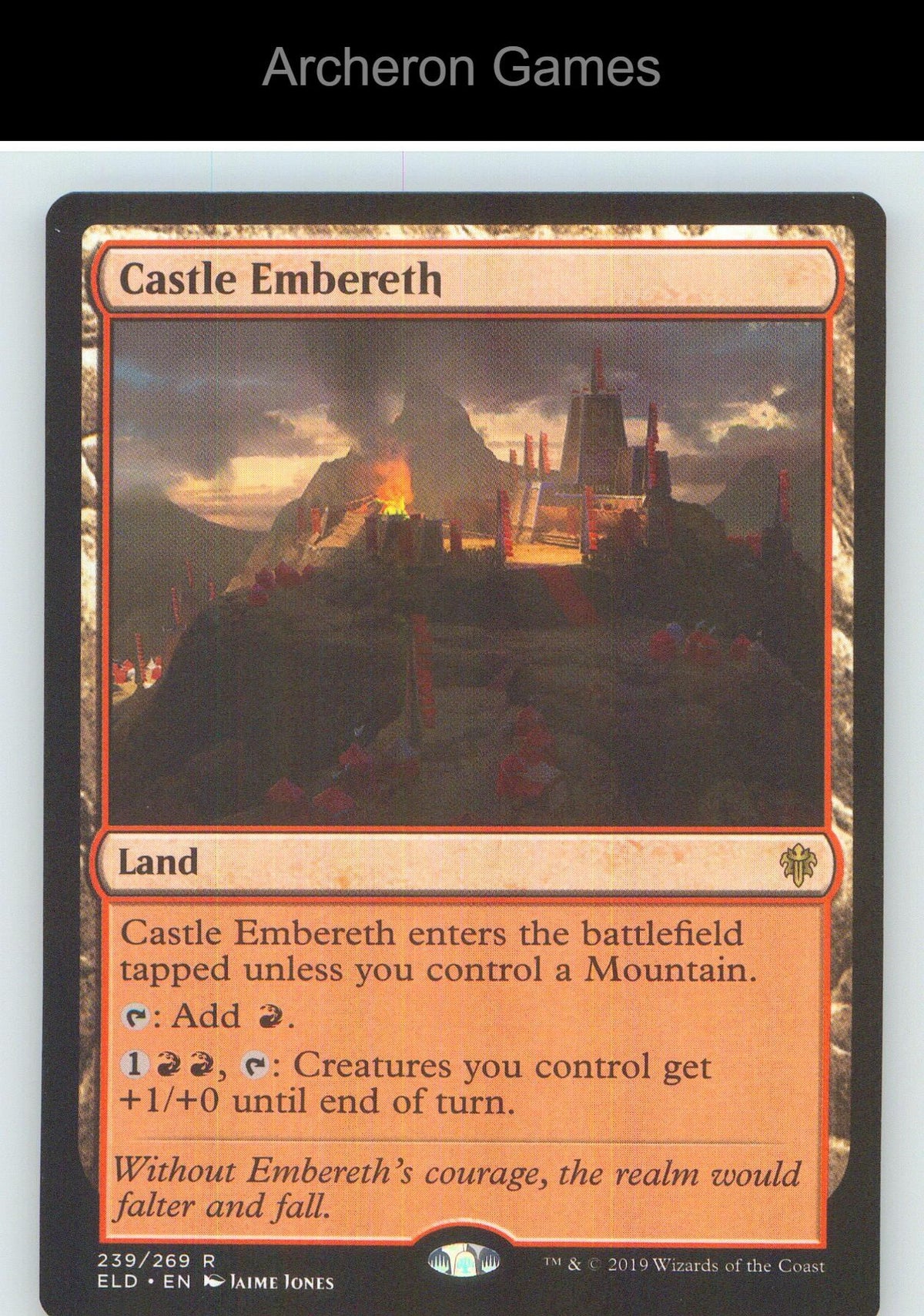 Castle Embereth ELD 239 R MTG Card NM/EX+