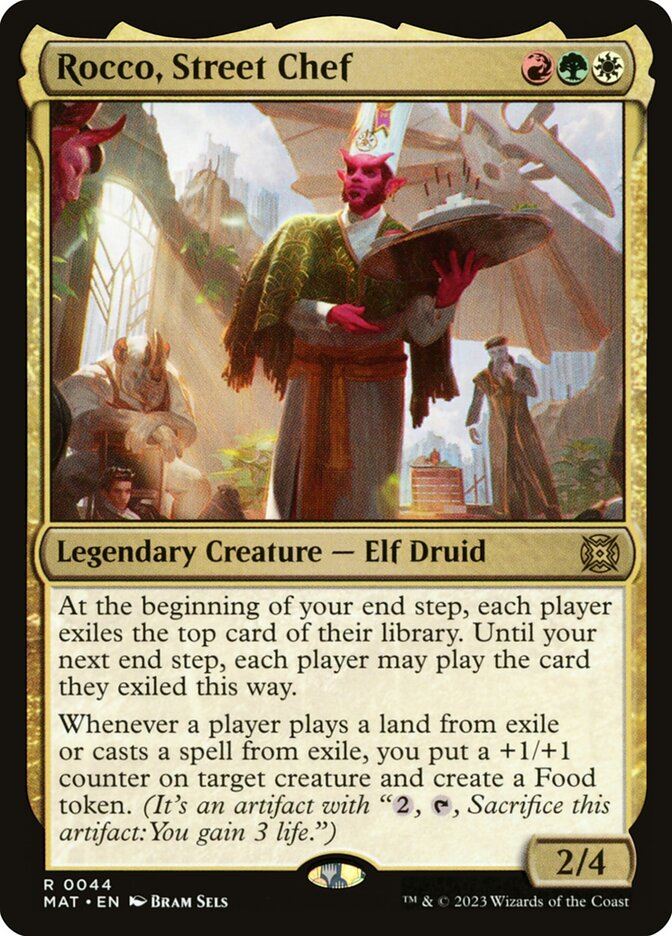 Mtg: MAT : Rocco Street Chef - - NM