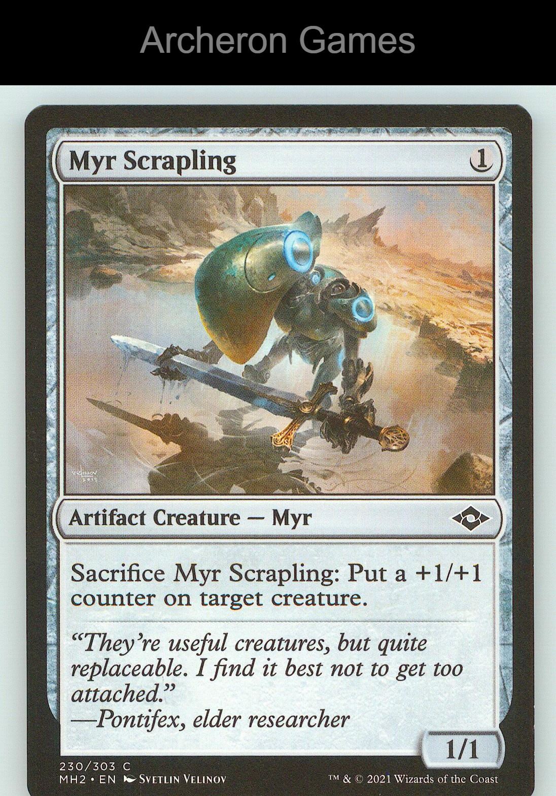 Myr Scrapling MH2 230 C MTG Card NM/EX+