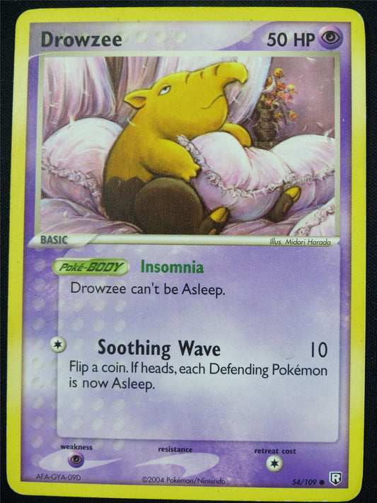 Drowzee 54/109 played - Pokemon Card #4EI