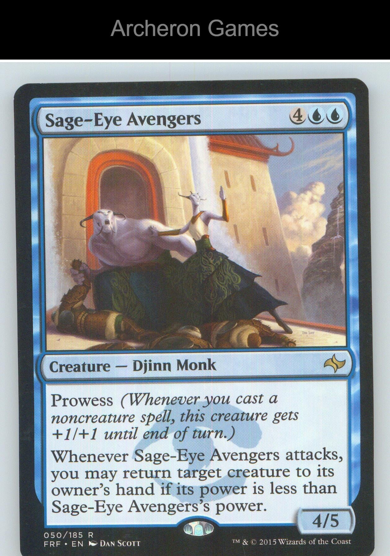 Sage-Eye Avengers FRF 50 R MTG Card NM/EX+