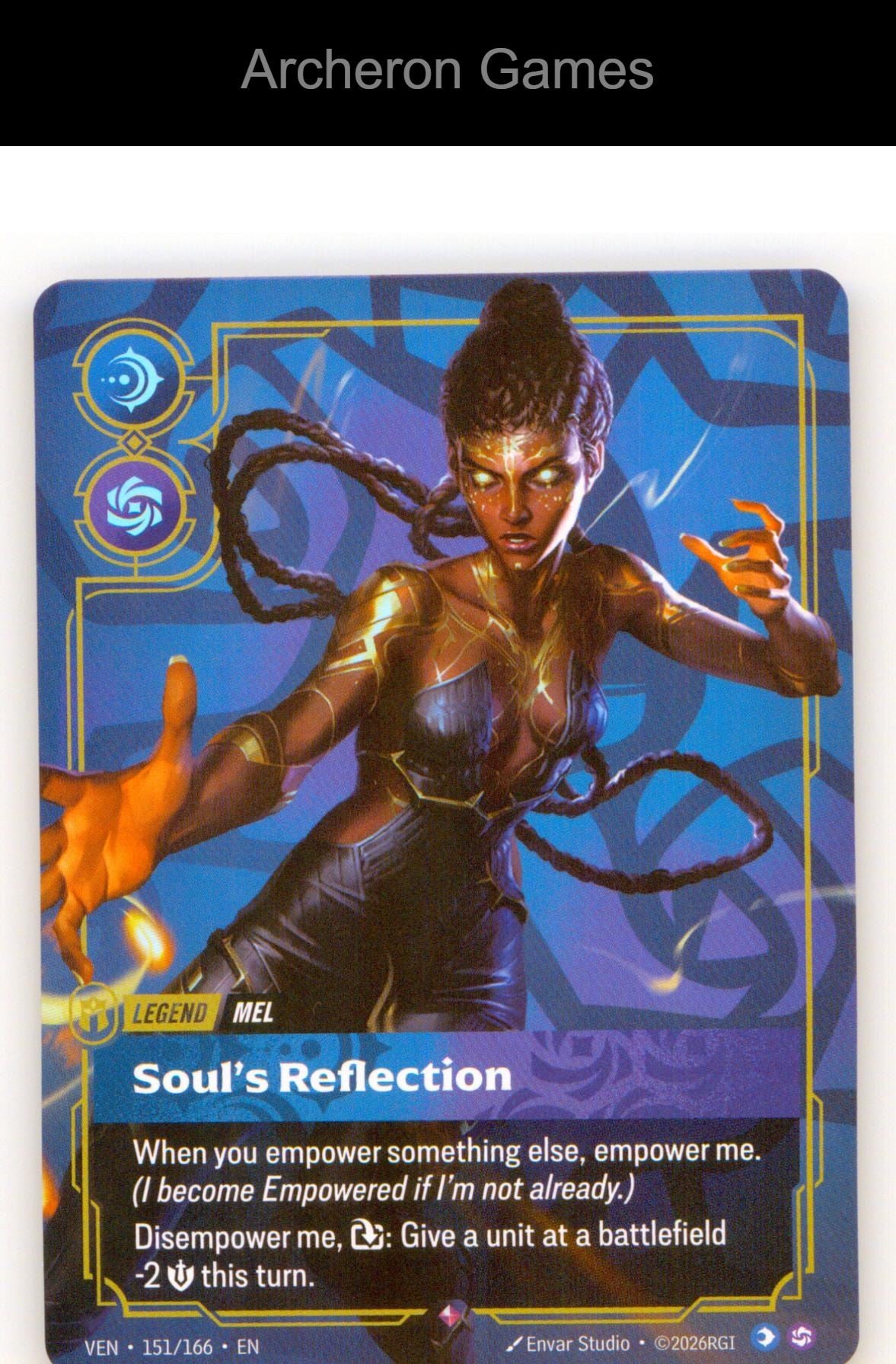 Mel - Soul's Reflection VEN 151/166 R Vendetta Riftbound Card