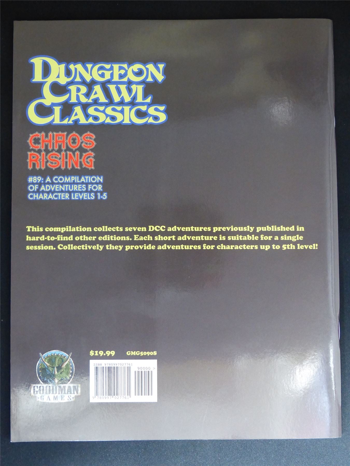 Dungeon Crawl Classics: Chaos Rising #89 - Roleplay Softback #3H4