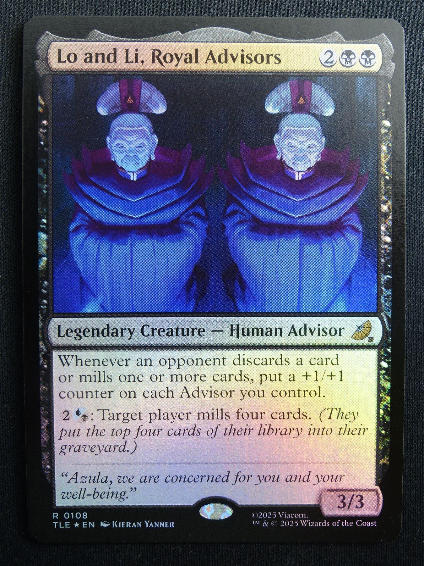 Lo and Li Royal Advisors Foil - TLE - Mtg Card #3G4