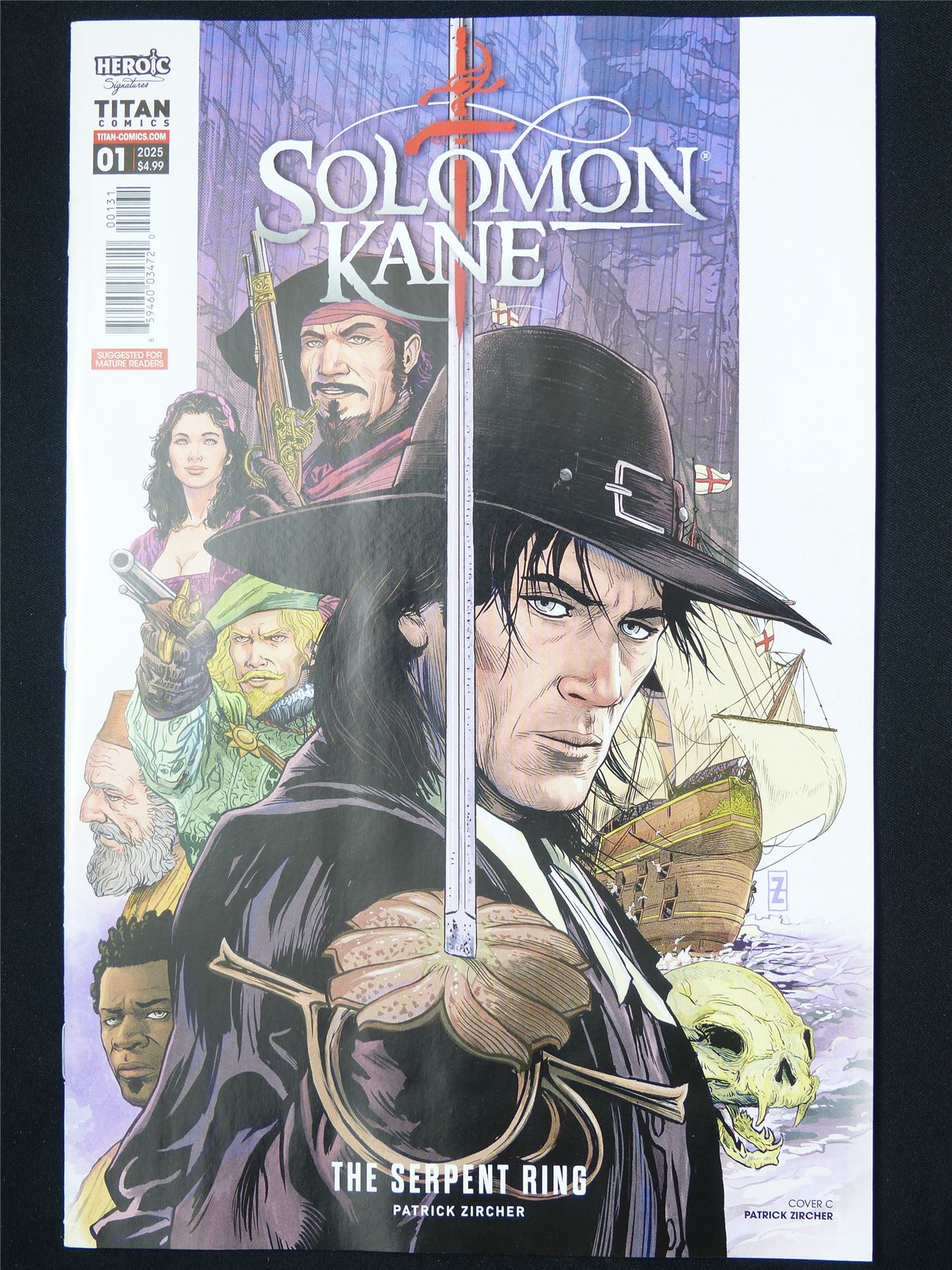 SOLOMON Kane: The Serpent King #1 - Apr 2025 Titan Comic #283
