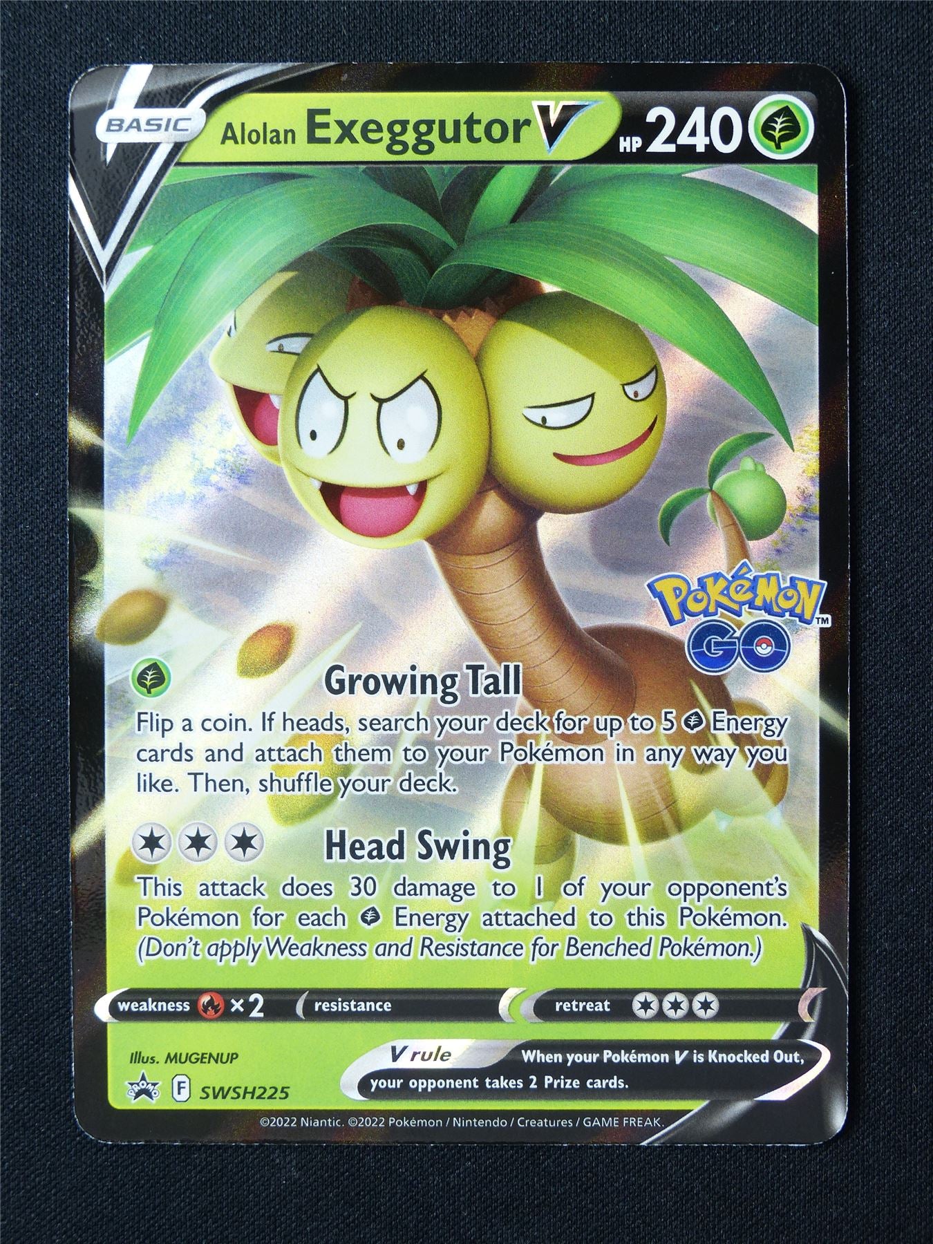Alolan Exeggutor V SWSH225 Promo Holo - Pokemon Card #6SQ