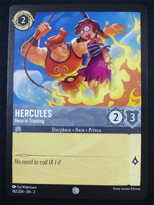 Hercules Hero in Training 182/204 - Lorcana Card #4OE