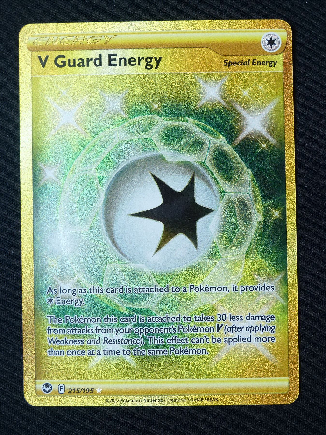 V Guard Energy 215/195 Textured Holo - Pokemon Card #907