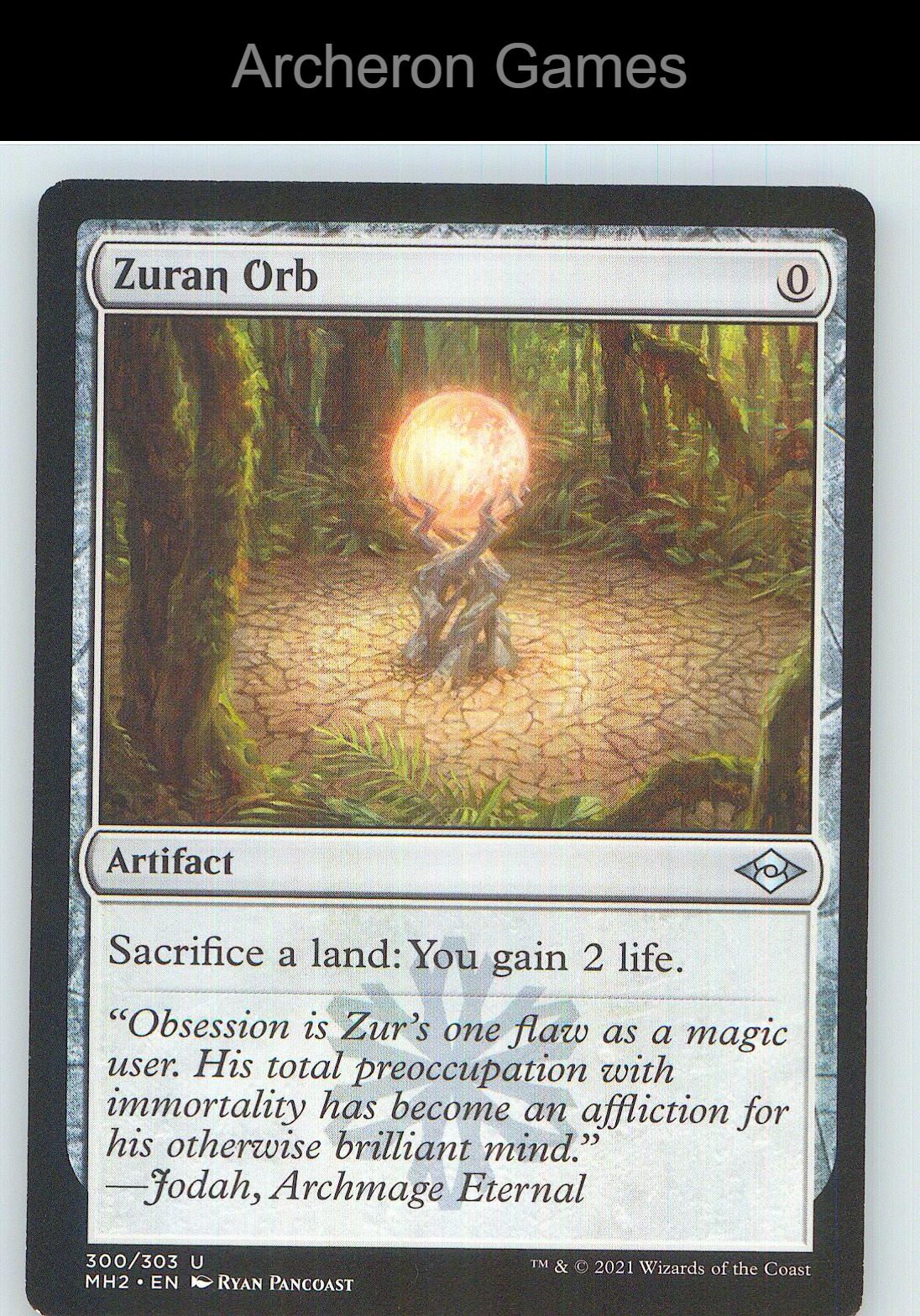 Zuran Orb MH2 300 UC MTG Card NM/EX+