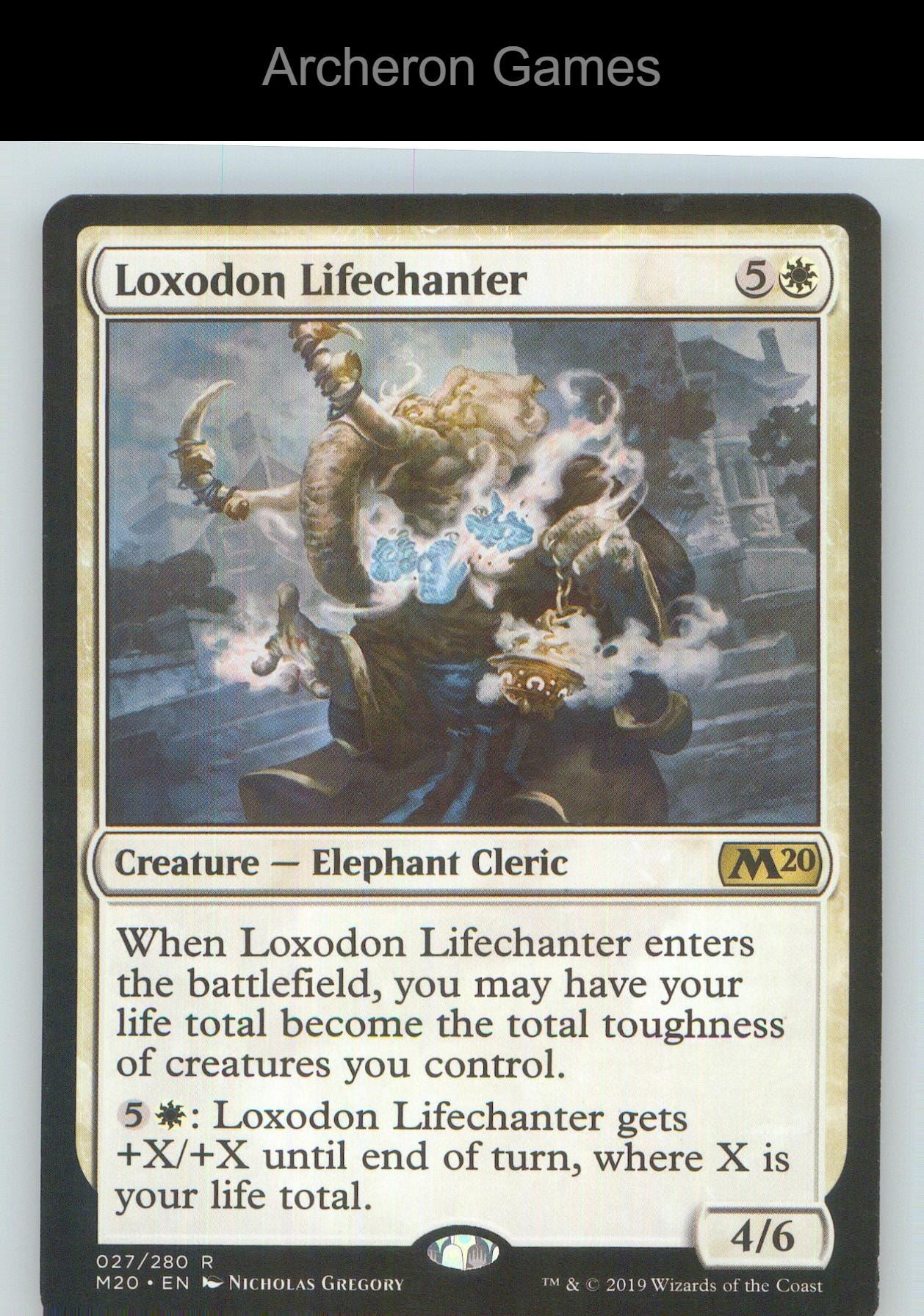 Loxodon Lifechanter M20 27 R MTG Card NM/EX+