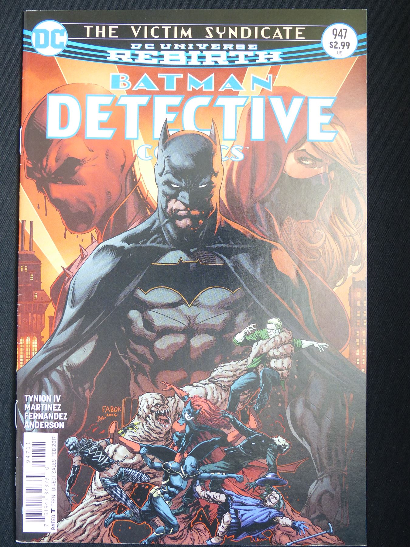 BATMAN: Detective Comics #947 Rebirth - DC Comic #66C
